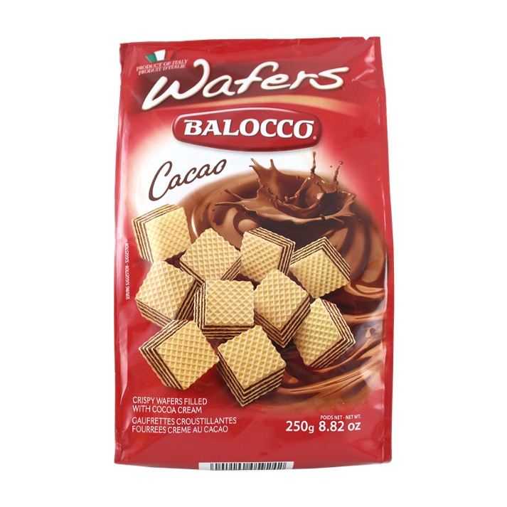 Balocco Cacao Wafers Bag