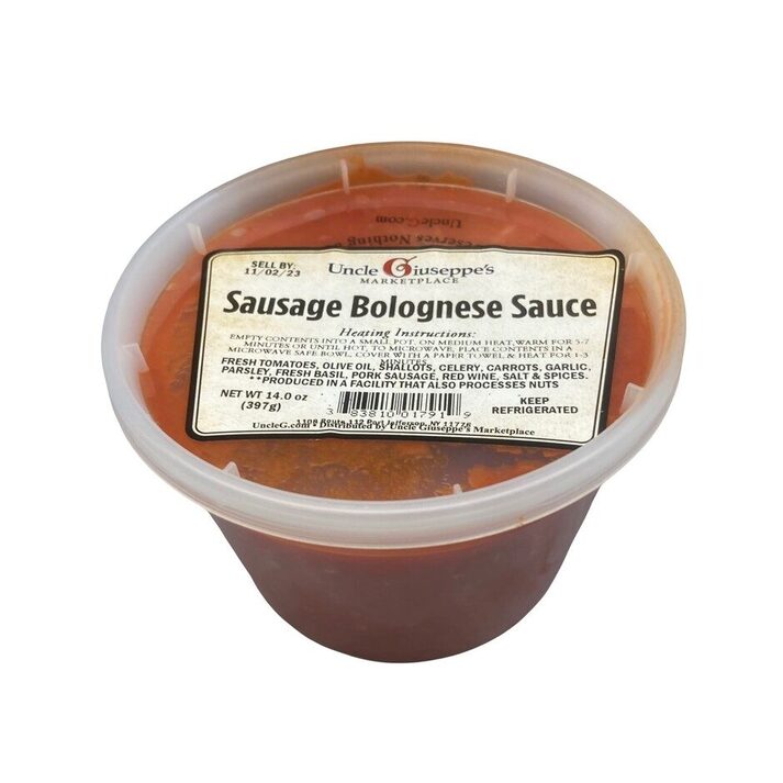 Uncle Giuseppe's Sausage Bolognese Sauce