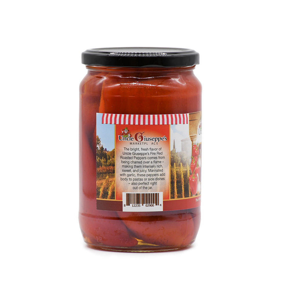 Uncle Giuseppe’s Marinated Fire Red Roasted Peppers
