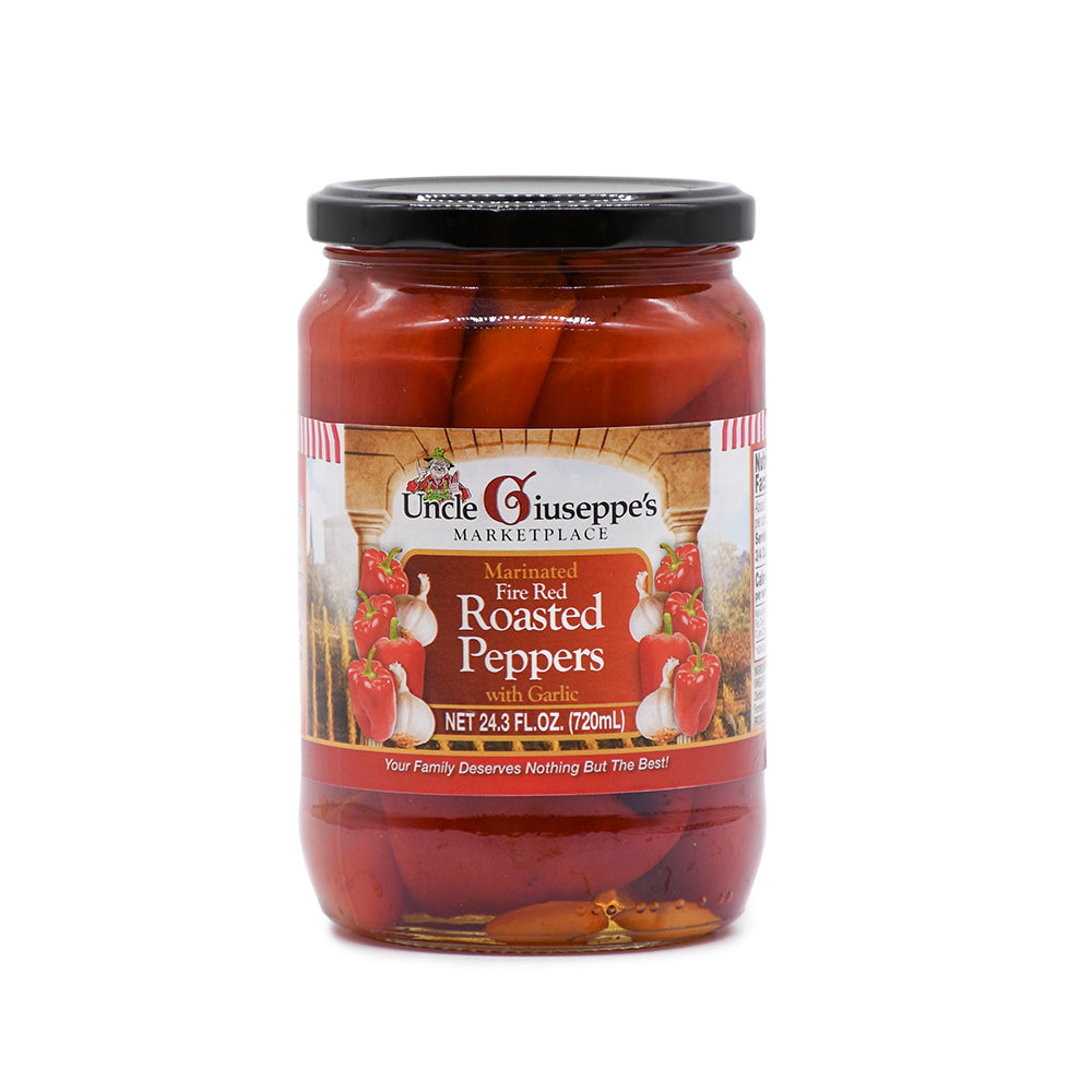 Uncle Giuseppe’s Marinated Fire Red Roasted Peppers